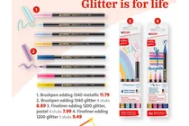 fineliner edding 1200 glitter