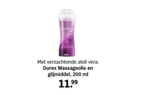 massageolie en glijmiddel