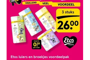 Etos Luiers aanbieding