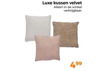 luxe kussen velvet