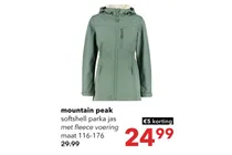 softshell parka jas