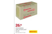 rockwool isolatieplaat plus