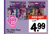 my little pony speelgoedset