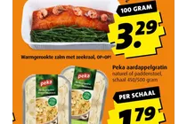 warmgerookte zalm met zeekraal