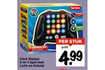 click maniac 5 in 1 spel