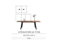 uitschuiiftafel