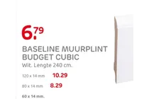 muurplint budget cubic