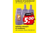 andrelon shampoo of conditioner