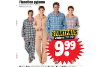 flanellen pyjama