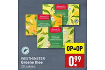 groene thee sinaasappel gember