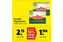 bertolli ongezoete olijfolie