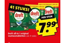 dreft all in 1 original vaatwastabletten