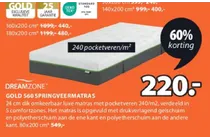 gold s60 springveermatras