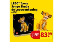 jonge simba de leeuwenkoning