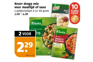 Knorr Kaassaus aanbieding