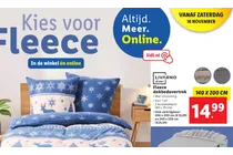 fleece dekbedovertrek