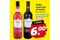 andes syrah rose