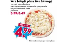 pizza tres formaggi