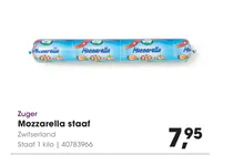 mozzarella staaf