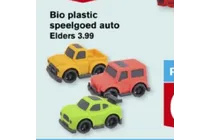 bio plastic speelgoed auto