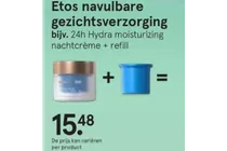 24h hydra moisturizing nachtcreme refill