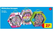 stickerbox hexagon minnie mouse
