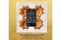 pasteitjes in stervorm