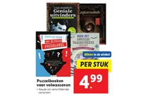 boek met logische vraagstukken cruises