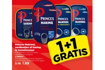 princes makreel sardientjes of haring in tomatensaus