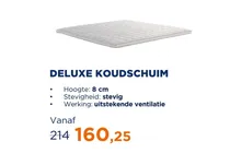 deluxe koudschuim matras