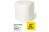 poef triangel