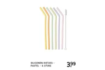 siliconen rietjes