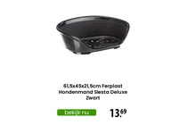 hondenmand siesta deluxe