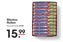 mentos fruit rollen