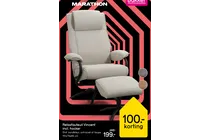 relaxfauteuil vincent incl hocker