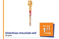 sinterklaas chocolade staf