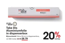 aluminiumfolie in dispenserbox