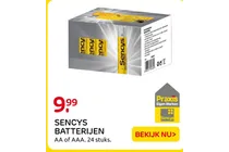 sencys batterijen