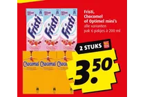 fristi chocomel of optimel mini s