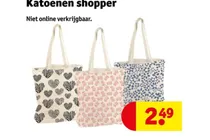 katoenen shopper