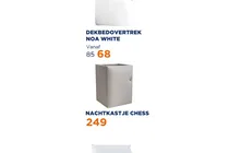 dekbedovertrek noa white