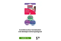 kong active tennisballen met belletjes