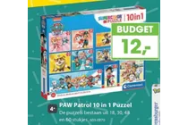 paw patrol 10 in 1 puzzel