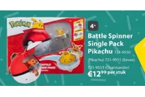 battle spinner single pack pikachu