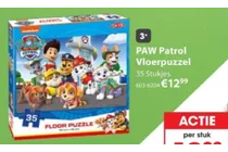 paw patrol vloerpuzzel