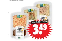 maaltijd met aardappelpuree en ham