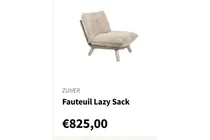 fauteuil lazy sack