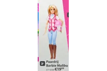 paardrij barbie malibu pop