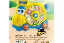 draai en leer schoolbus