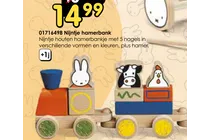 nijntje houten hamerbankje
